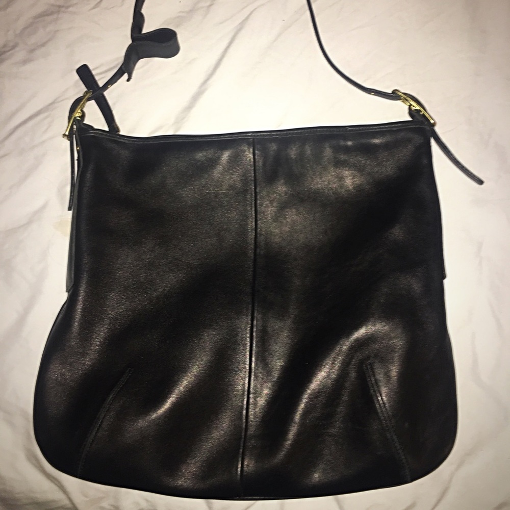 Coach black hobo bag