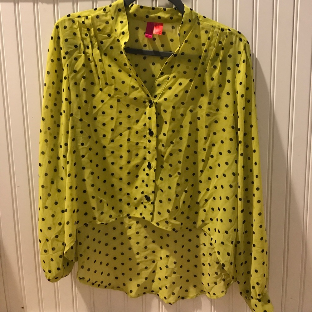 Polka dot blouse
