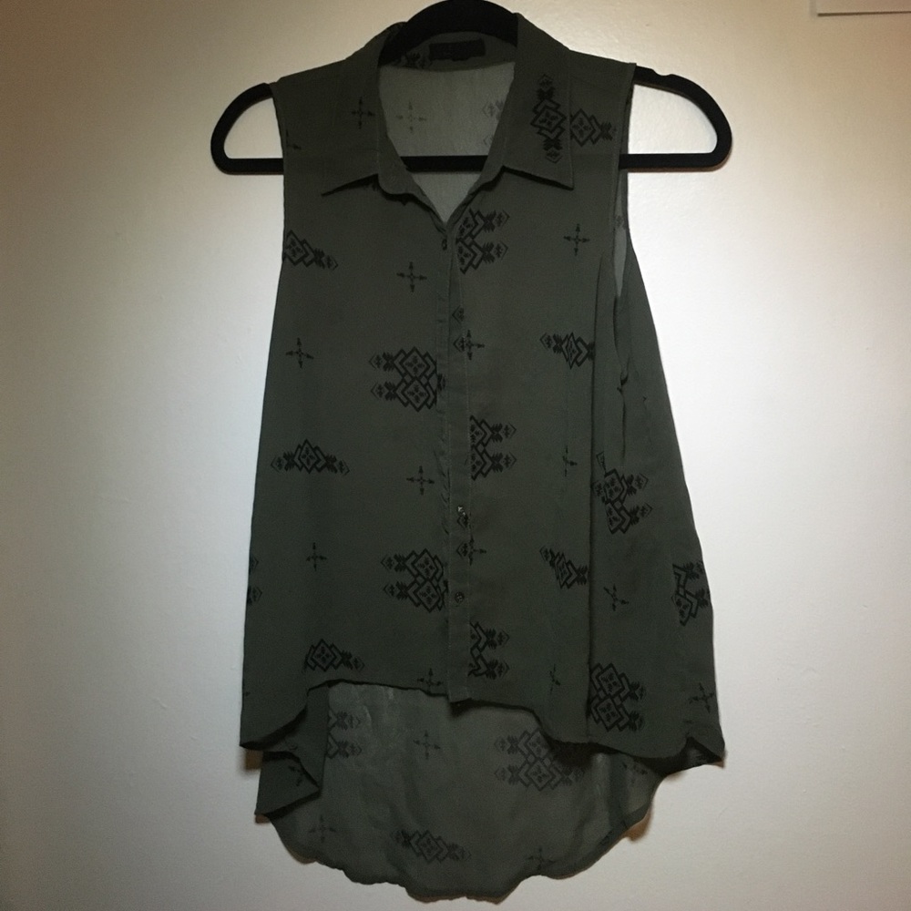 Tribal button up
