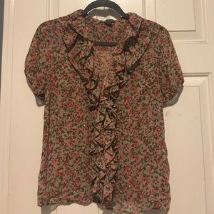 Floral print top