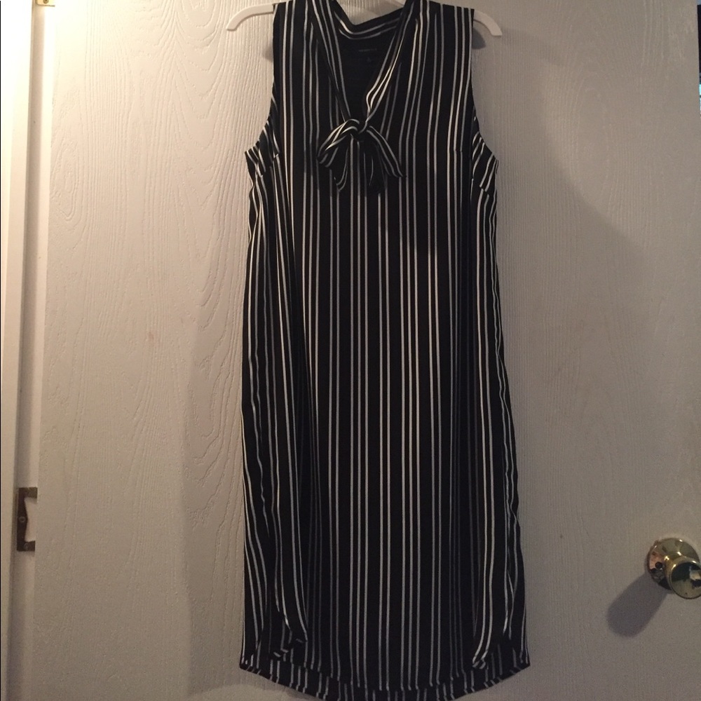 Who What Wear Striped Dress