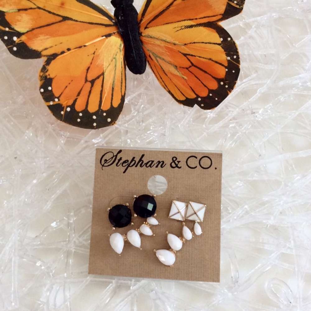 Geometric Stud Earrings NWT