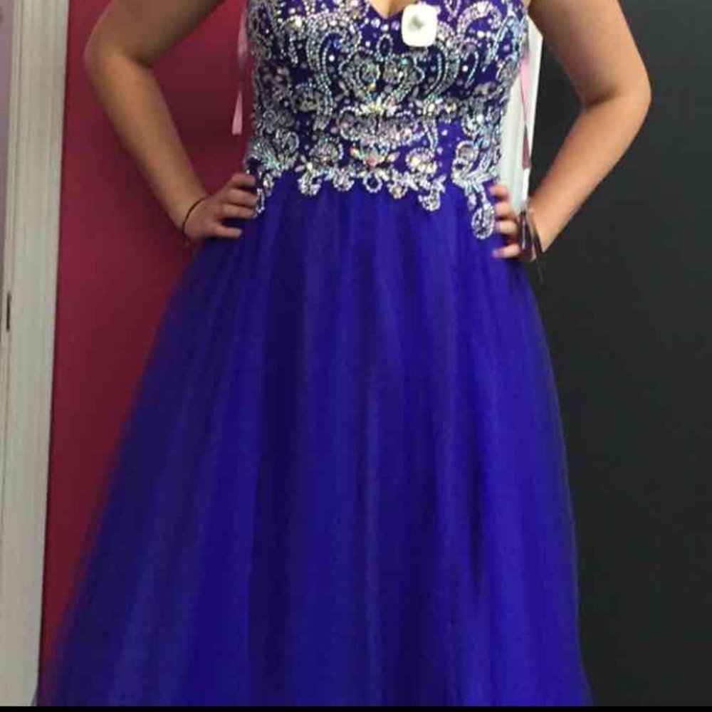 Purple Ball gown
