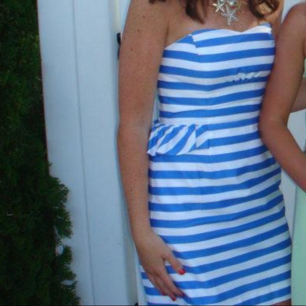 Lily Pulitzer Striped Cocktail Dress