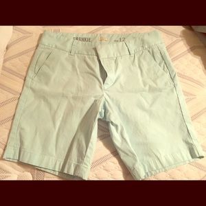 J Crew Mint Frankie 12 Bermuda Shorts