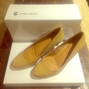 Corso Como Linden Beige patent shoes