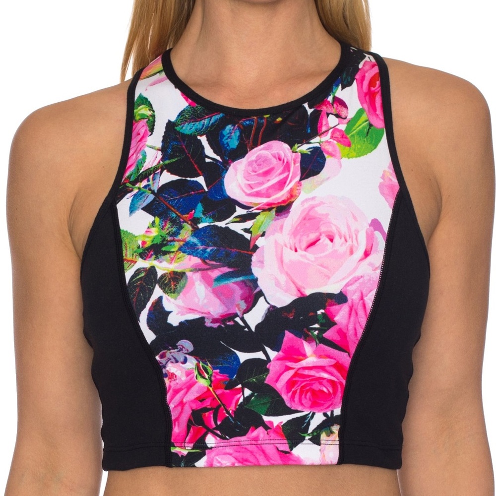 Betsey Johnson Radiant Rose 🌹 XS sports bra 🌸