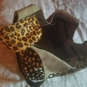 African leather bag