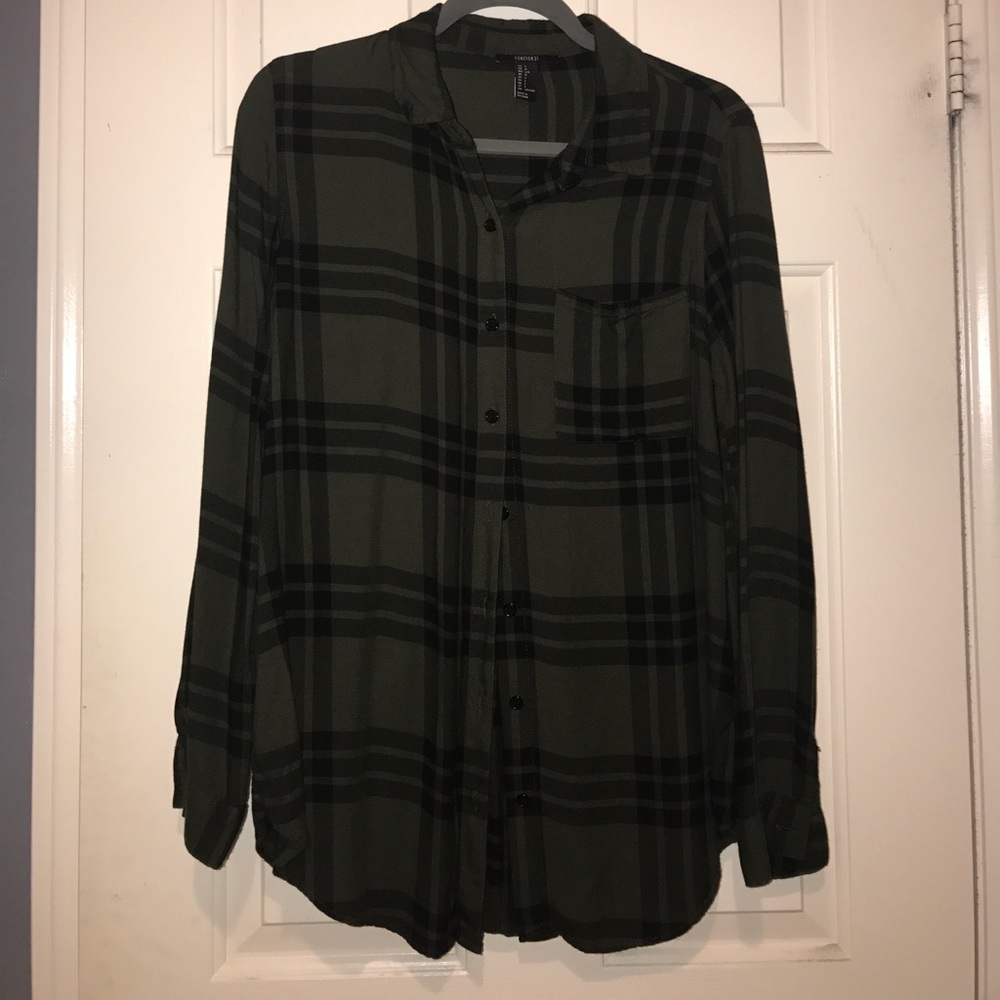 Plaid button up