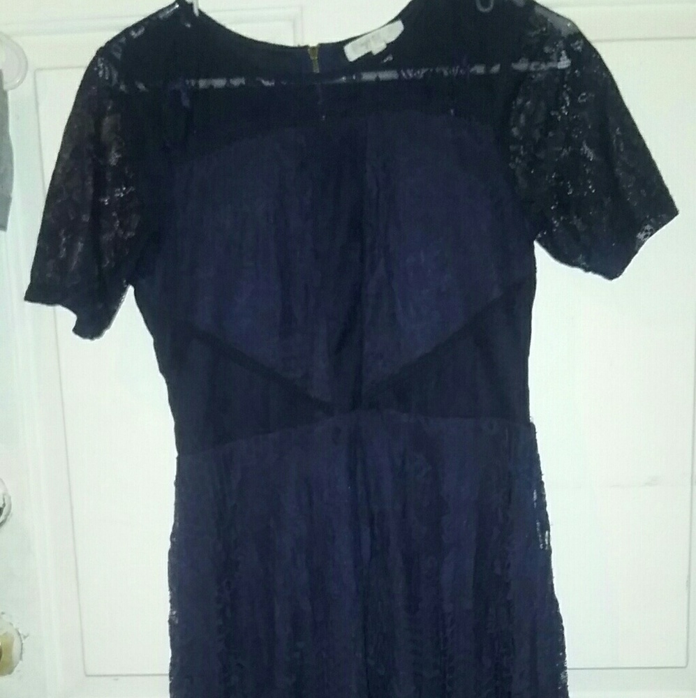 Navy blue dress