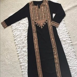 Black Abaya Dress Kaftan