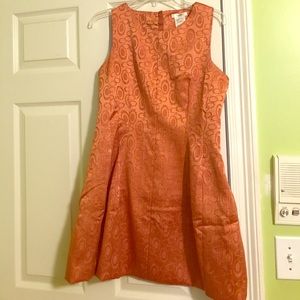 Burnt Orange Short Party Dress