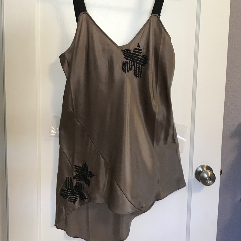 Silk Sleeveless Top