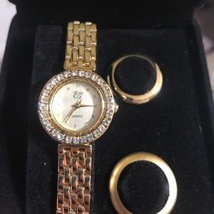 Elizabeth Taylor white diamond watch