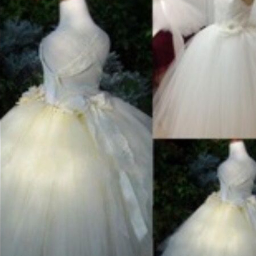 Stunning flower girl dress ..very timeless