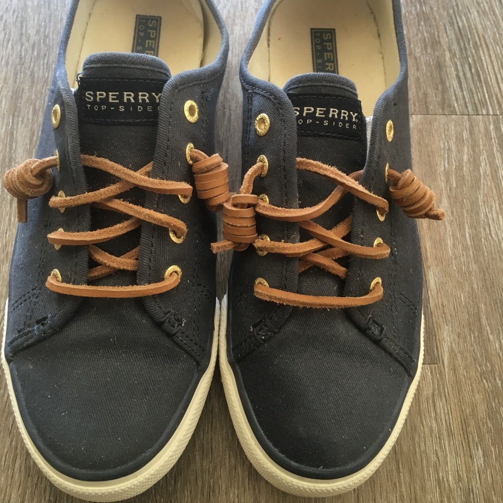 Sperry top-sider adorable navy shoes