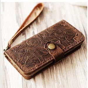 iPhone 7 Plus Leather Wallet Case