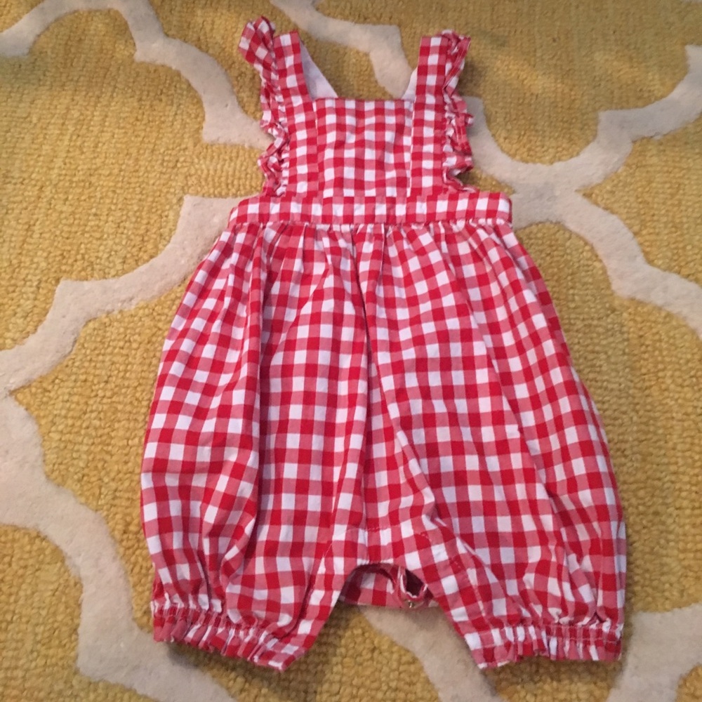 Baby Gap Red Gingham Shortie
