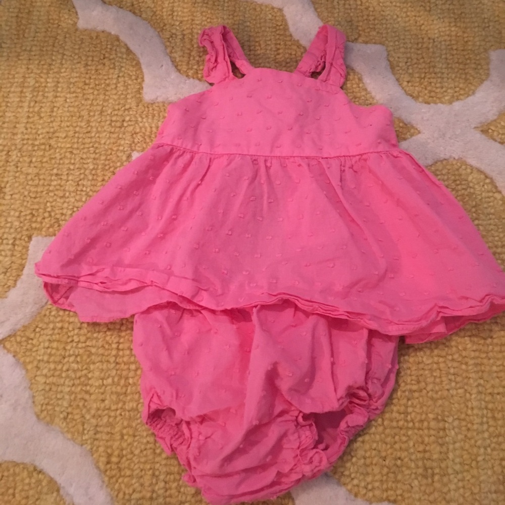 Bella Bliss Swiss Dot Bloomer Set