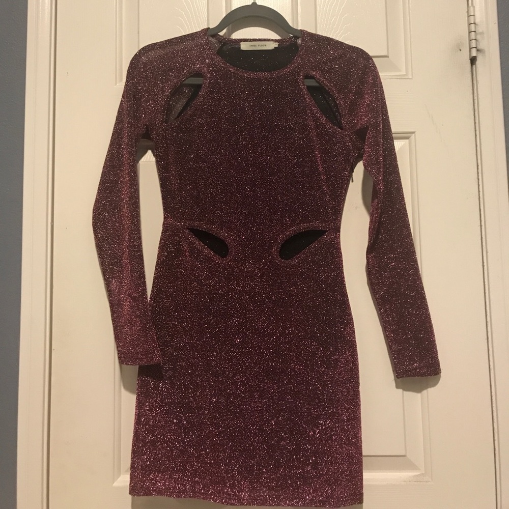 Three floor cutout dress
