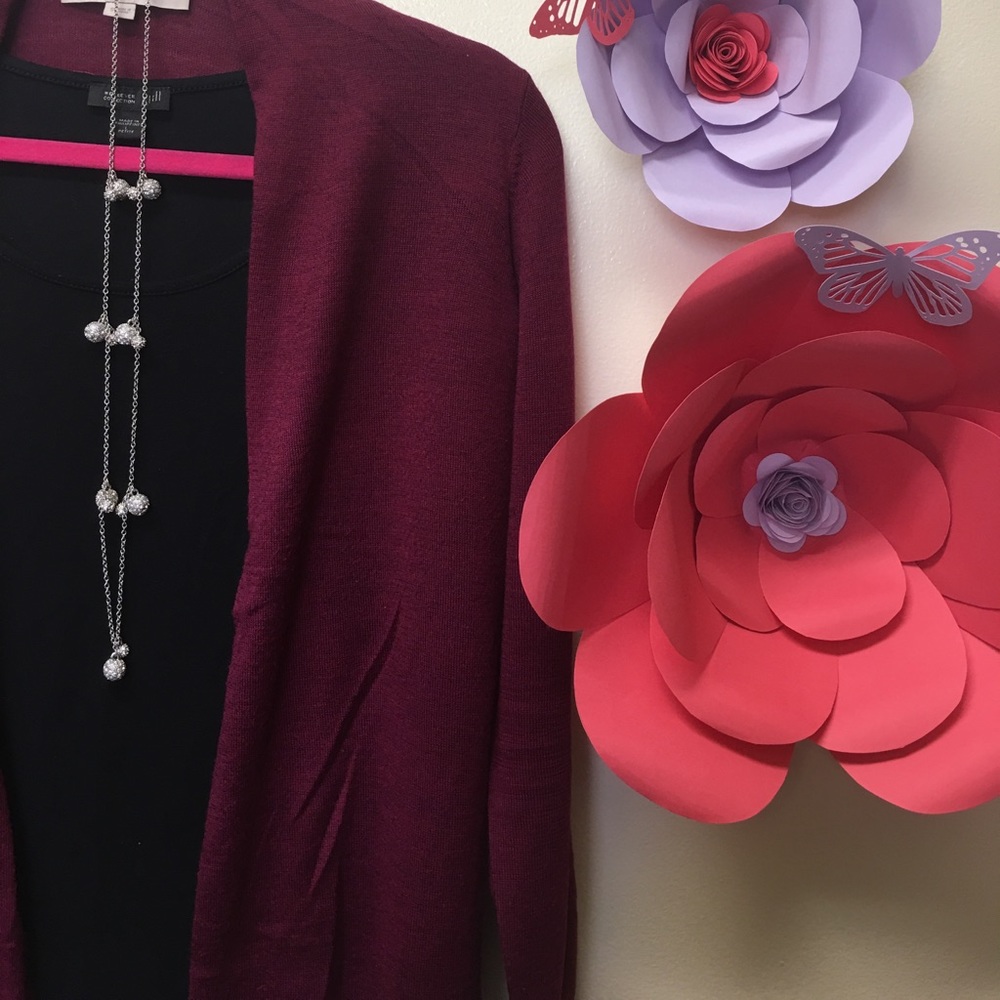 LOFT OPEN FRONT CARDIGAN