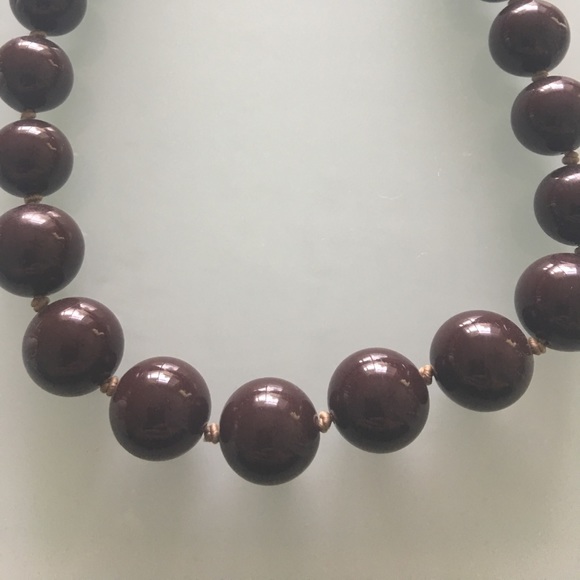 Banana Republic Choc Brown Statement Necklace - Picture 2 of 3