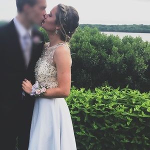 Two- Piece Prom Dress Size 4