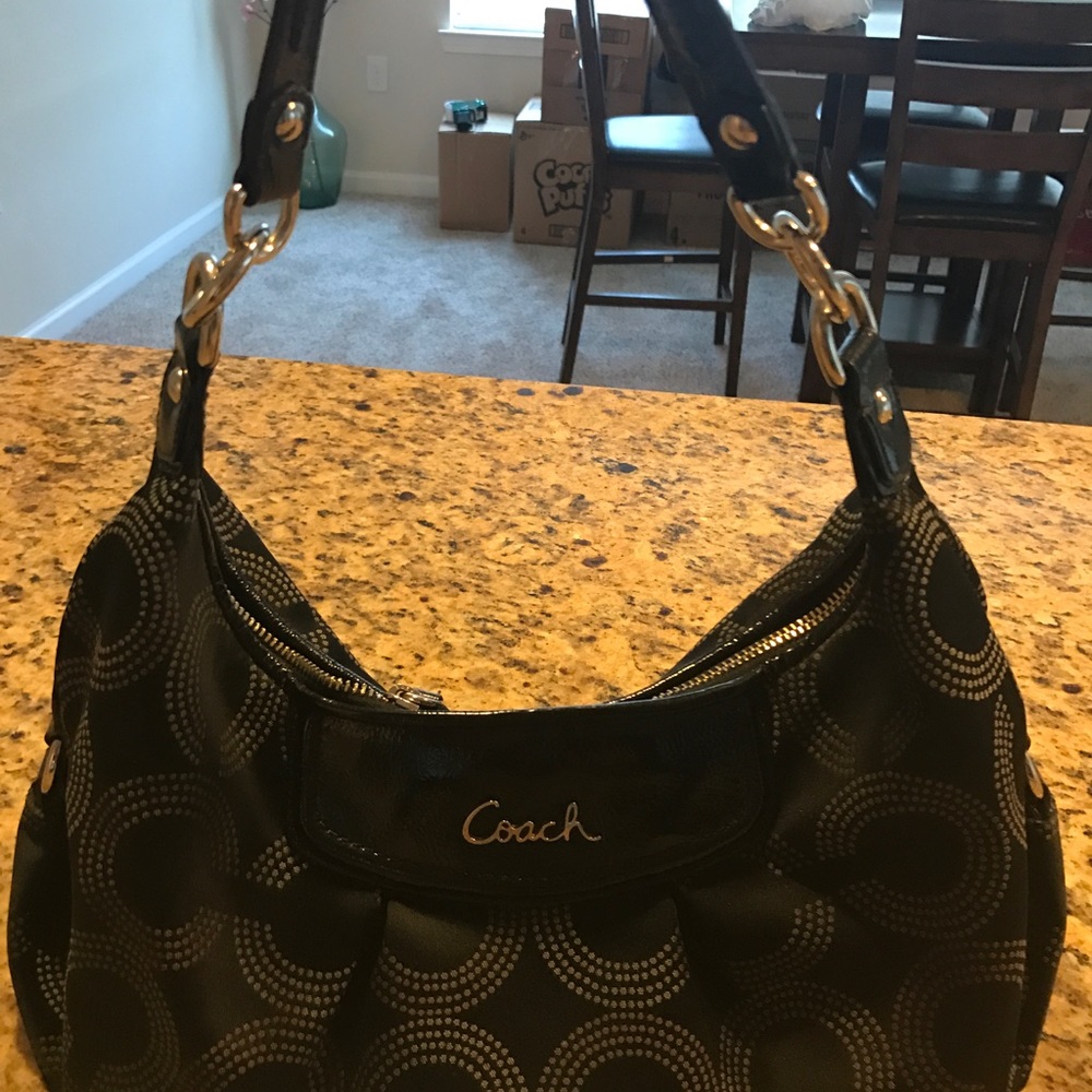 Black Coach handbag