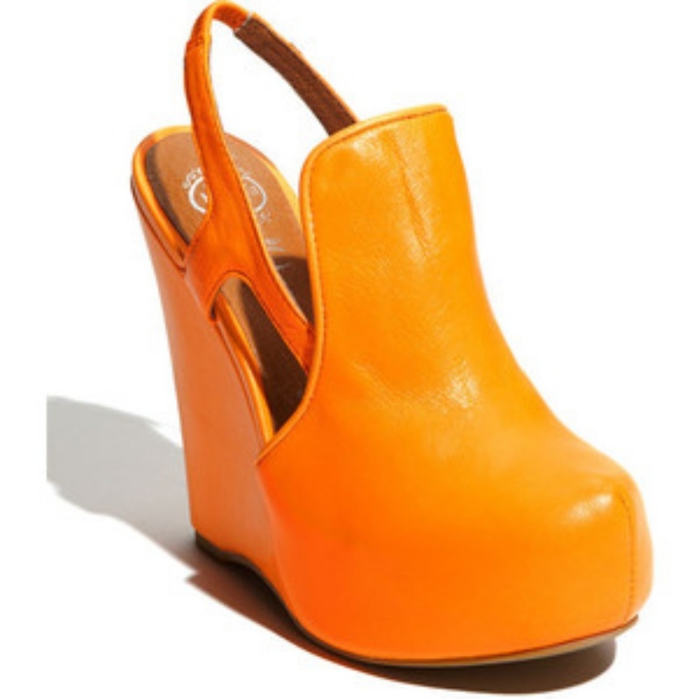 Jeffrey Campbell Darian Wedge Orange