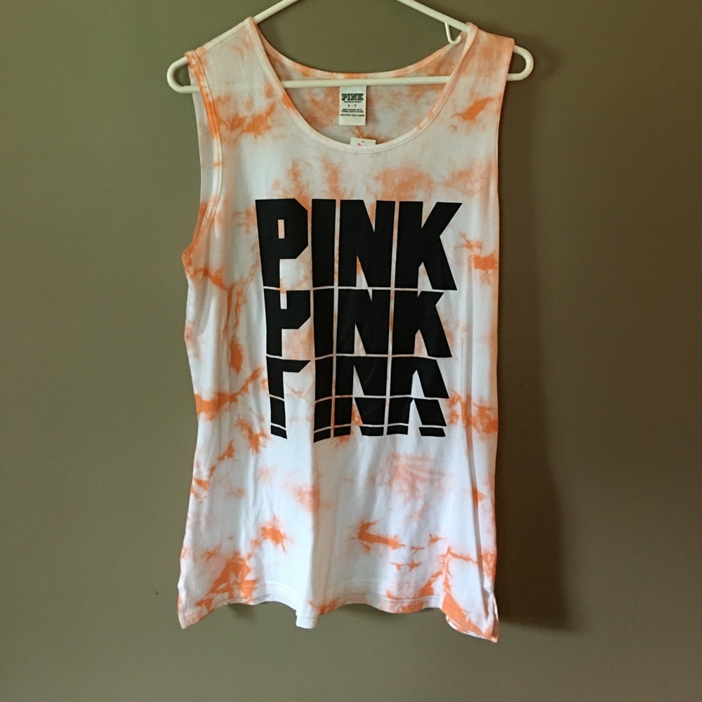 Victoria's Secret PINK tie dye tank top!