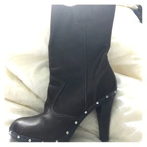 Michael Kors chocolate brown booties