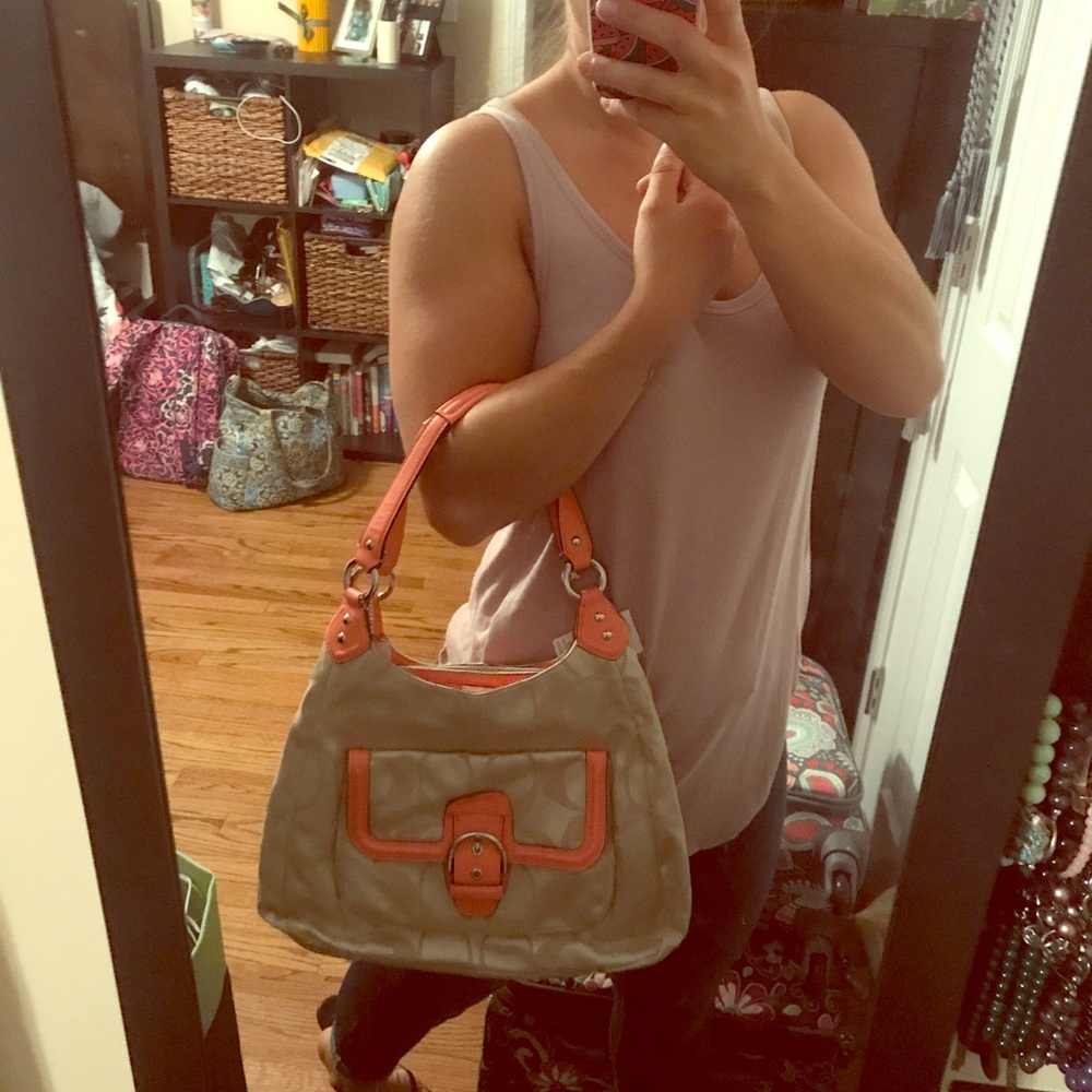 Authentic coach purse