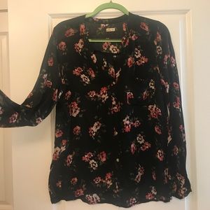 Floral flowy blouse from Hollister CO
