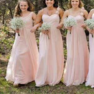 Bill Levcoff Bridesmaid Blush Pink Used size 8