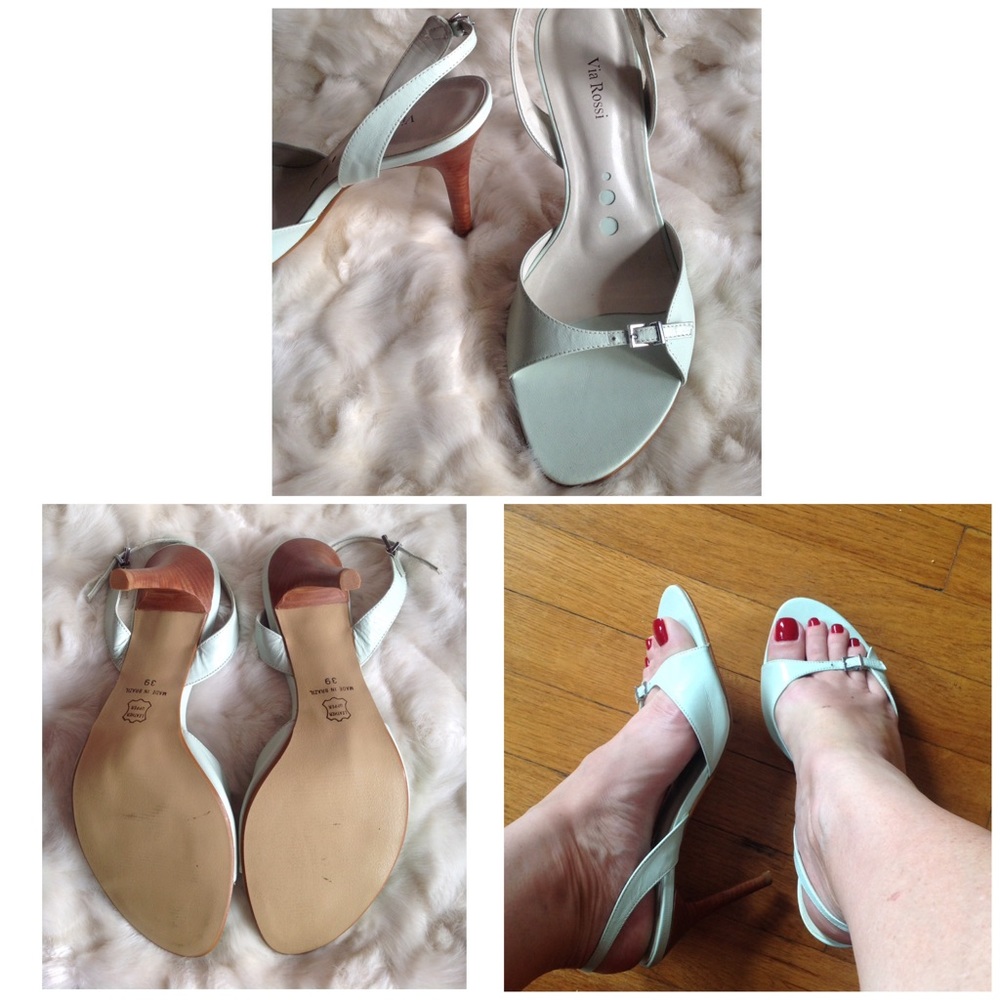 FREE‼️Beautiful Sling Back Heels - Picture 2 of 3
