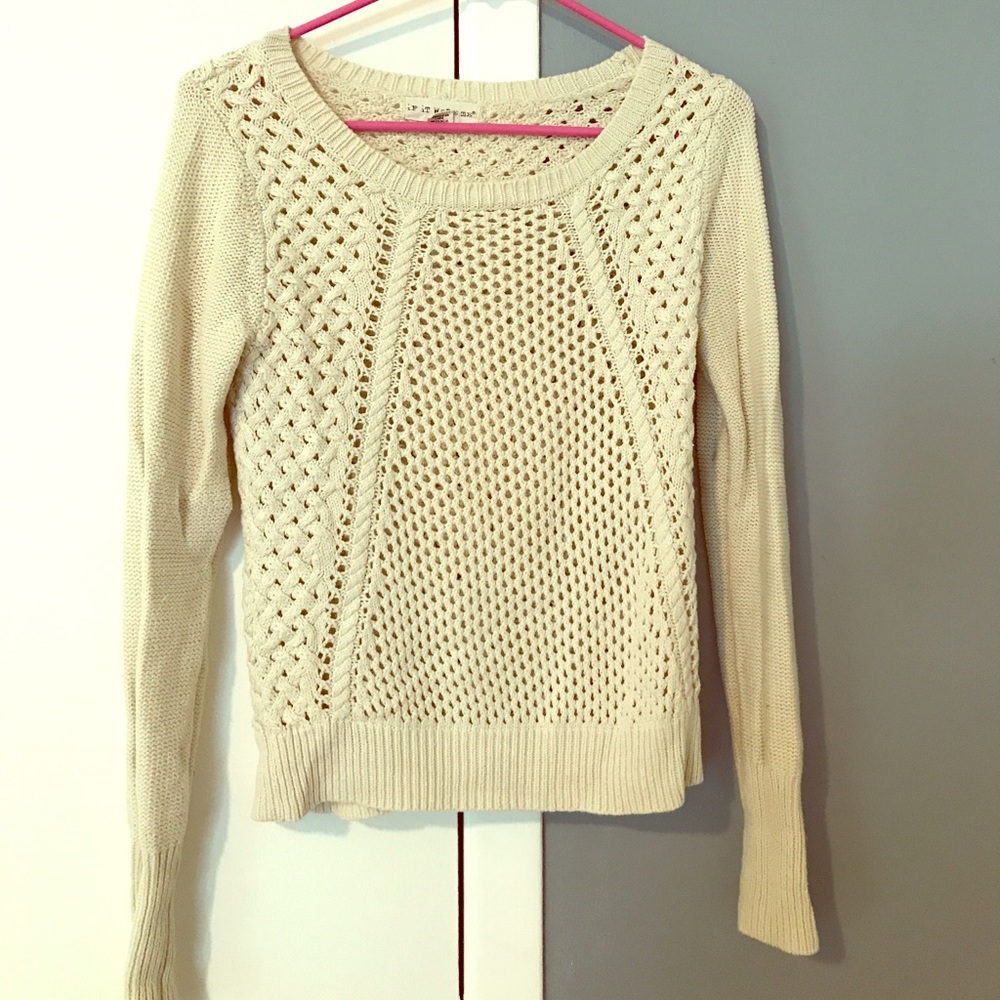 Cream sweater