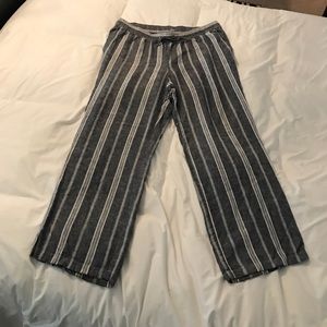 Women's Old Navy Wide Leg Linen Blend Pants