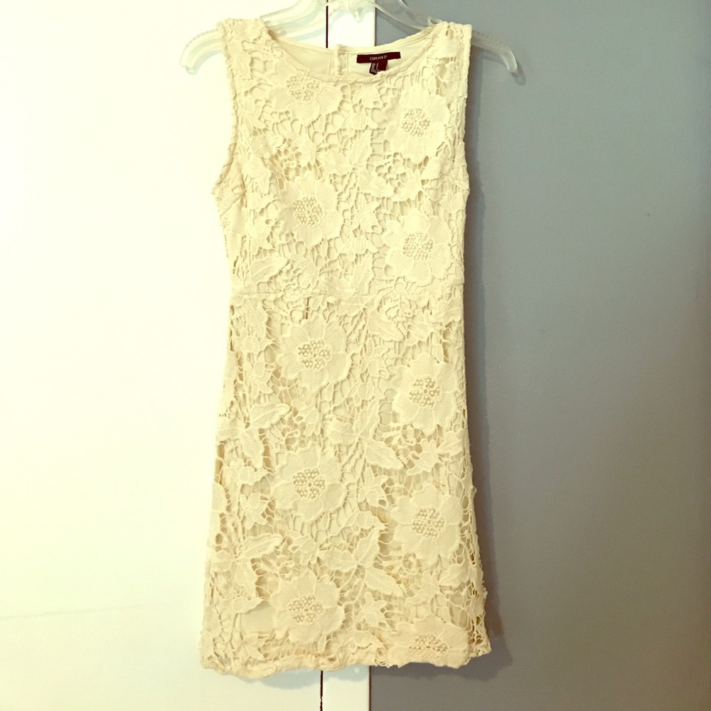 Ivory Lace Dress