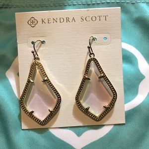 Retired Kendra Scott Clear Iridescent Alex Earring