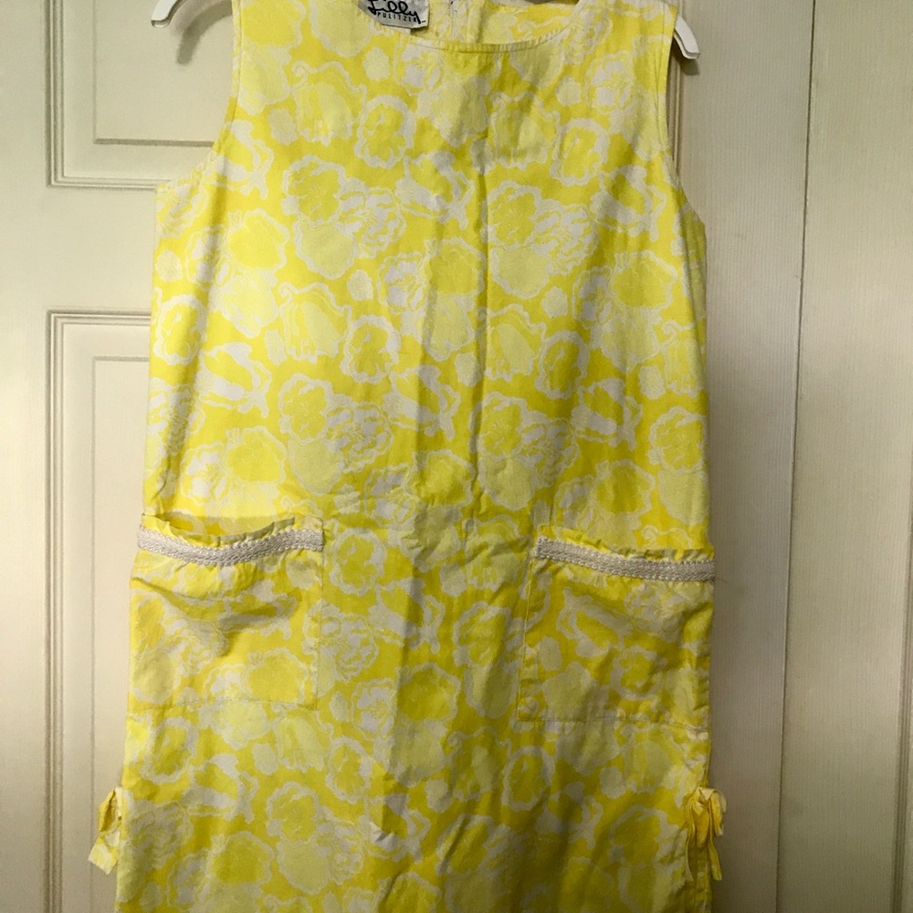 Yellow and White Lilly Pulitzer Shift
