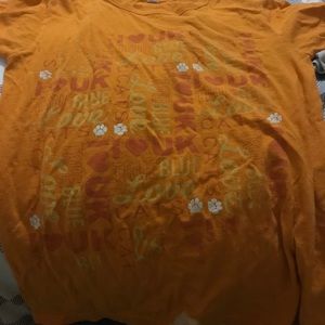 S- I ❤️ U.K. Short sleeve T-shirt. Orange