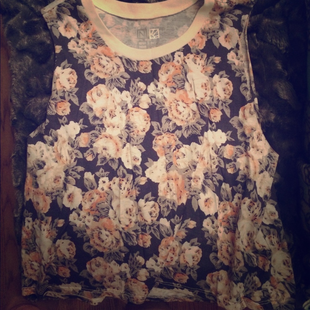 Floral tank top