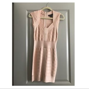 French Connection cap sleeve bandage dress