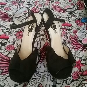 Black heels