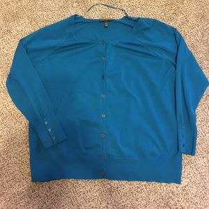 2 Lane Bryant Cardigans in Teal and Black