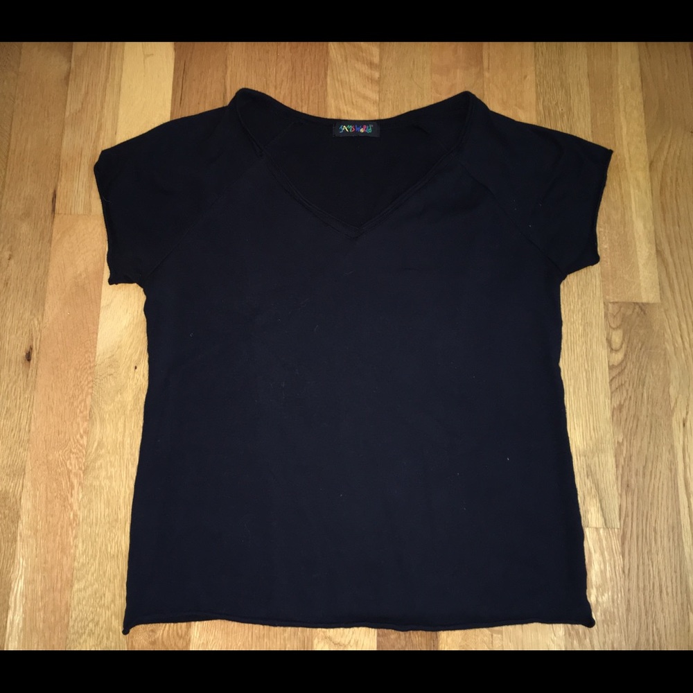 Jams World black V-neck T-shirt