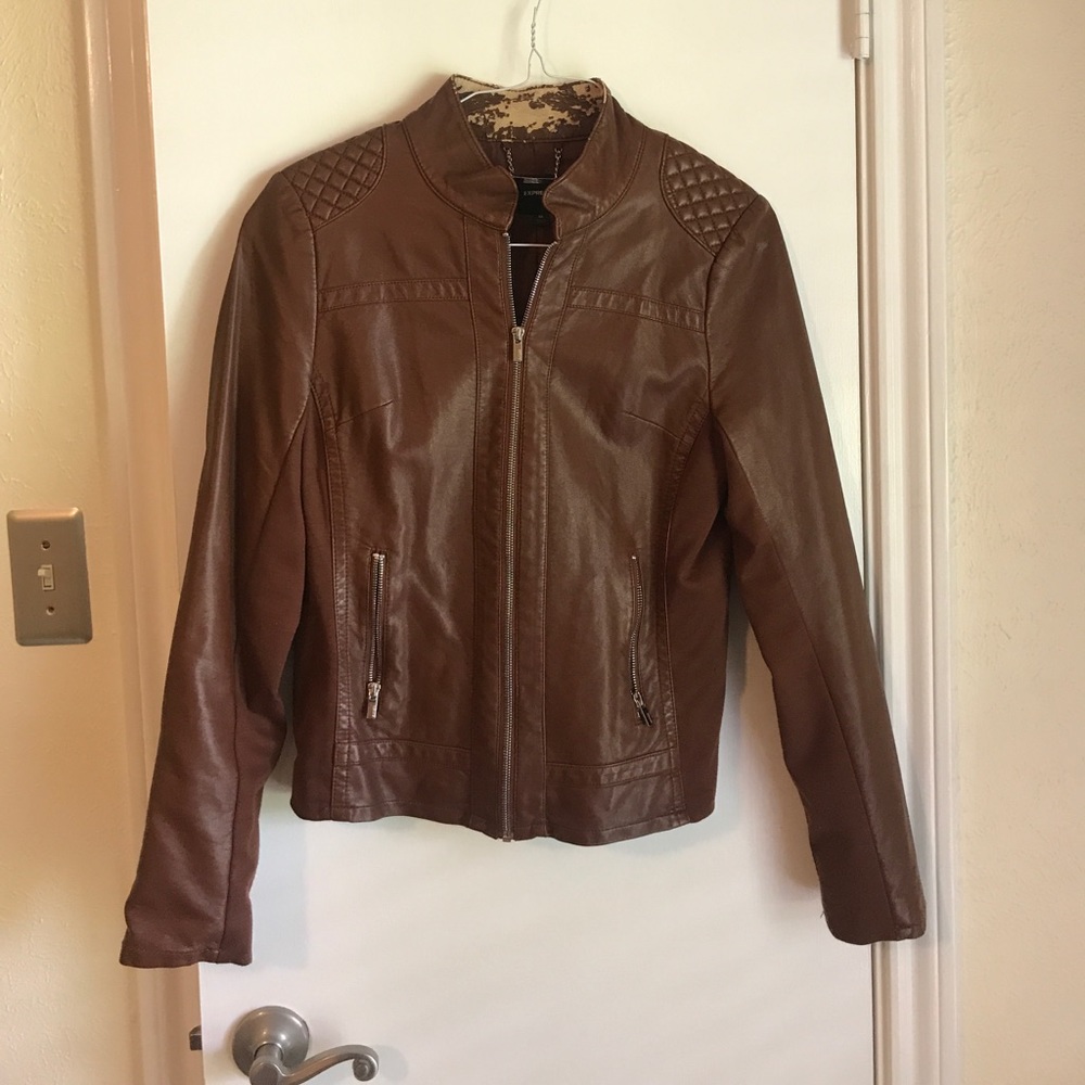 Faux Leather Jacket