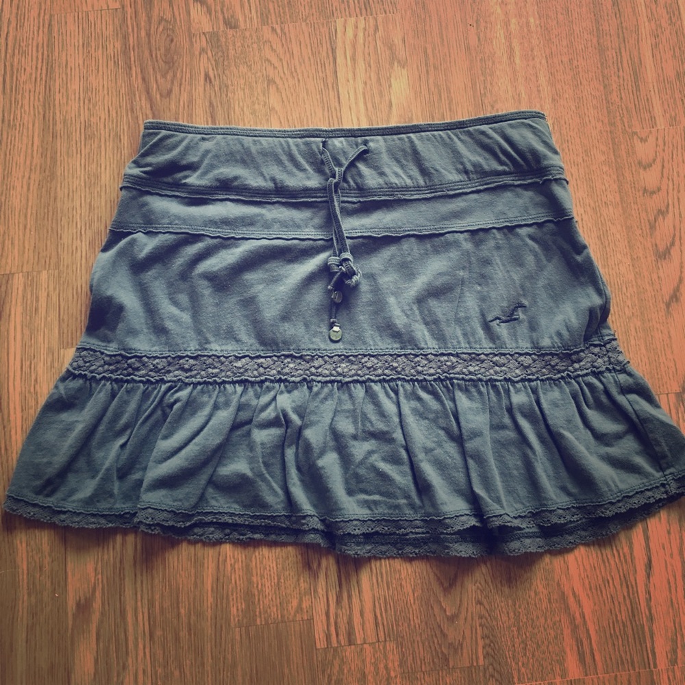 Hollister Dark Gray Summer Skirt 🏝☀️