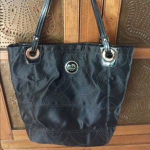 Coach Alex Quilt Sateen Handbag