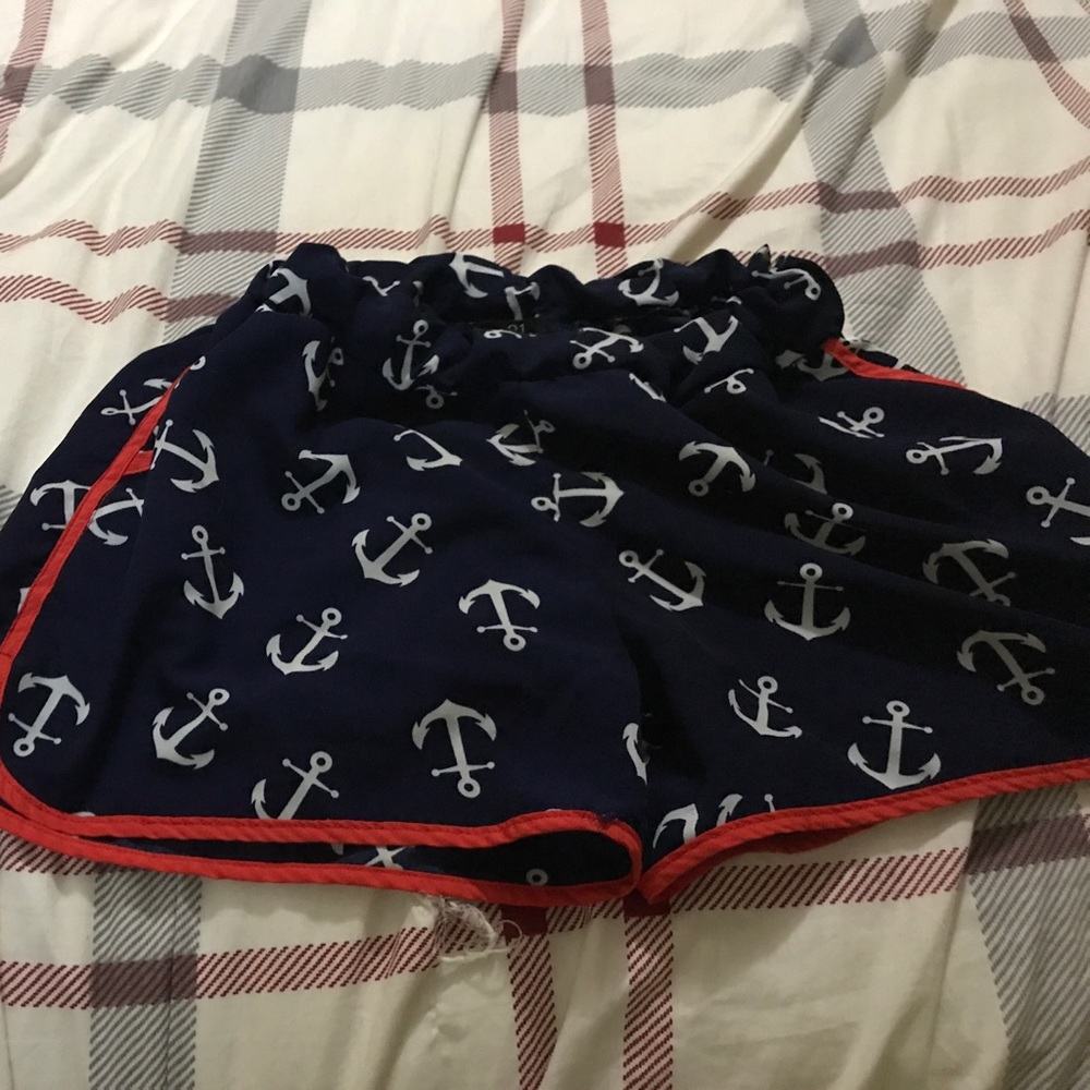 Navy blue with red lining